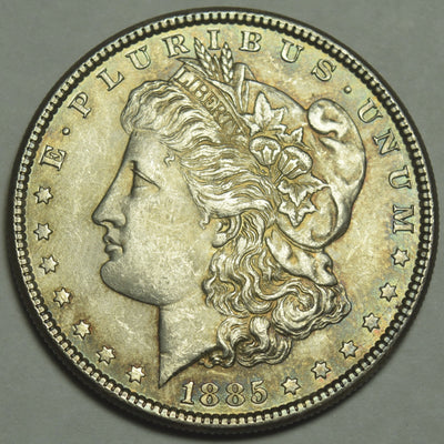 1885 Morgan Dollar Choice BU Color!