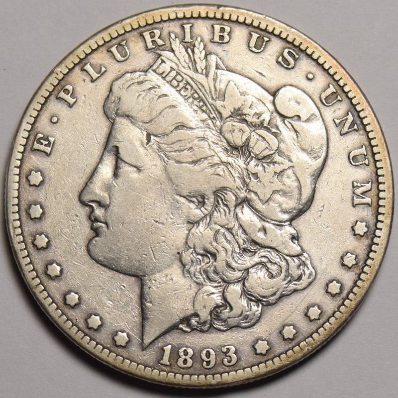 1893-CC Morgan Dollar . . . . Very Fine