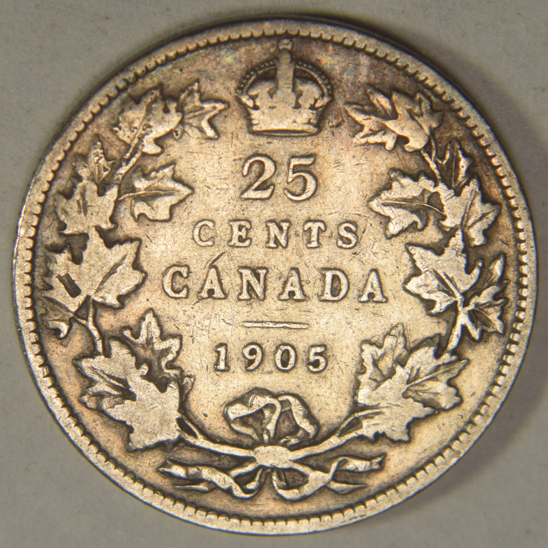 1905 Canadian Quarter . . . . Fine