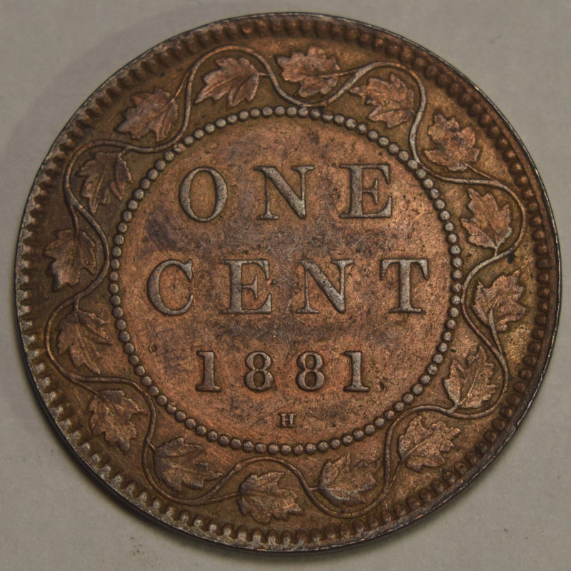 1881-H Triple N Canadian Cent Select BU Red/Brown