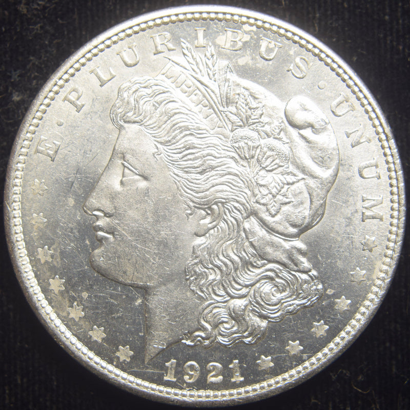 1921 Morgan Dollar Choice BU Semi-Prooflike