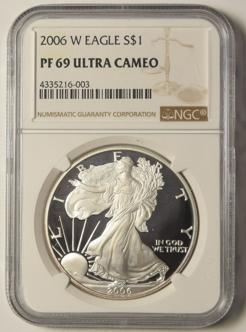 2006-W Silver Eagle NGC PF-69 Ultra Cameo