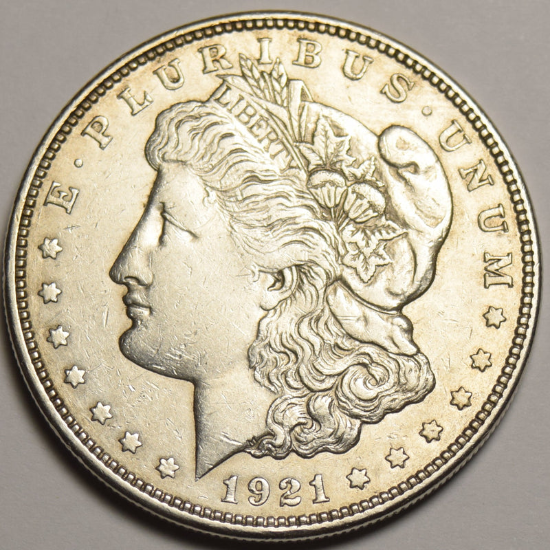 1921-D Morgan Dollar . . . . XF/AU