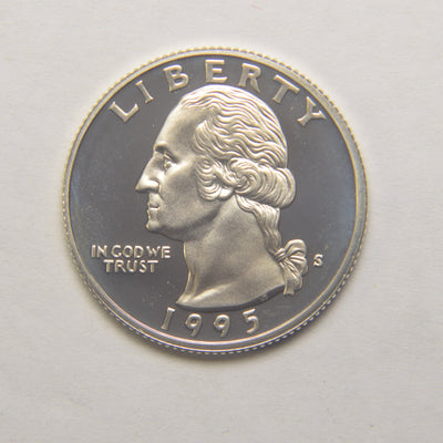 1995-S Washington Quarter Gem Brilliant Proof Silver