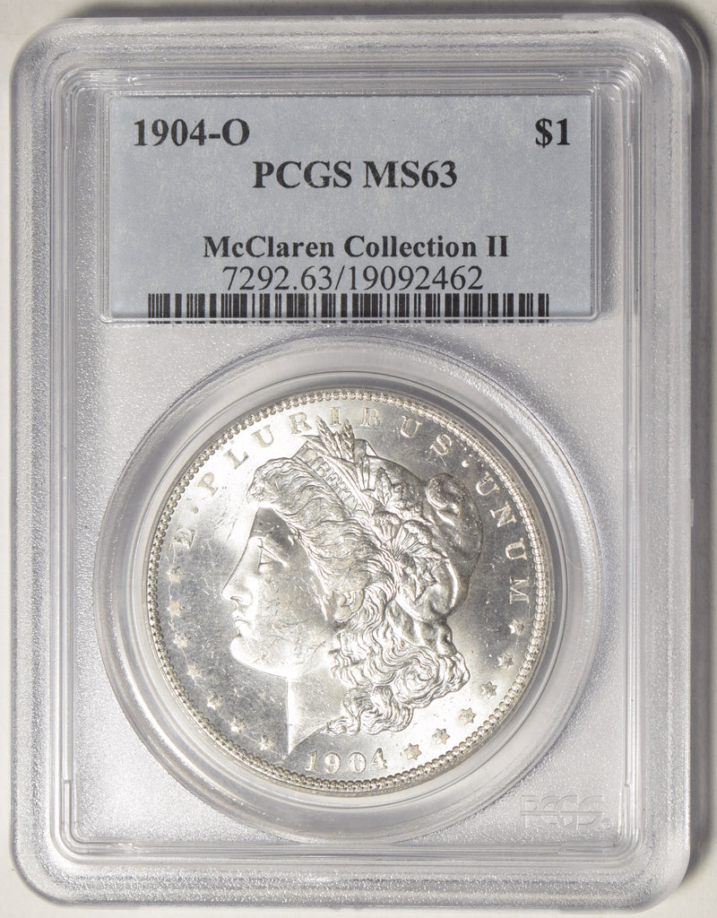 1904-O Morgan Dollar . . . . PCGS MS-63 McLarren Collection ll