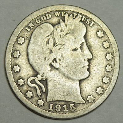 1915-D Barber Quarter Very Good