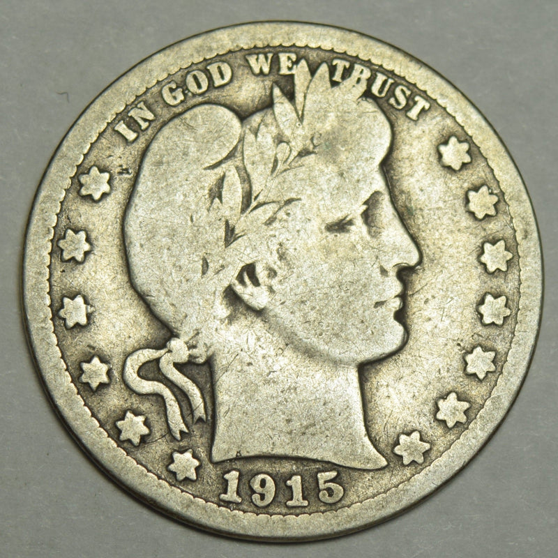 1915-D Barber Quarter Very Good