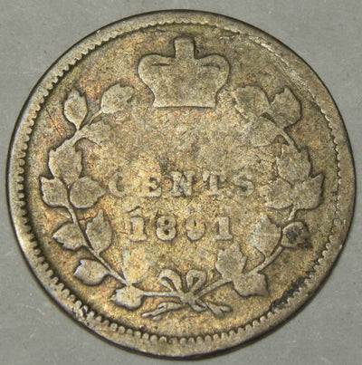 1891 Canadian 5 Cents Good