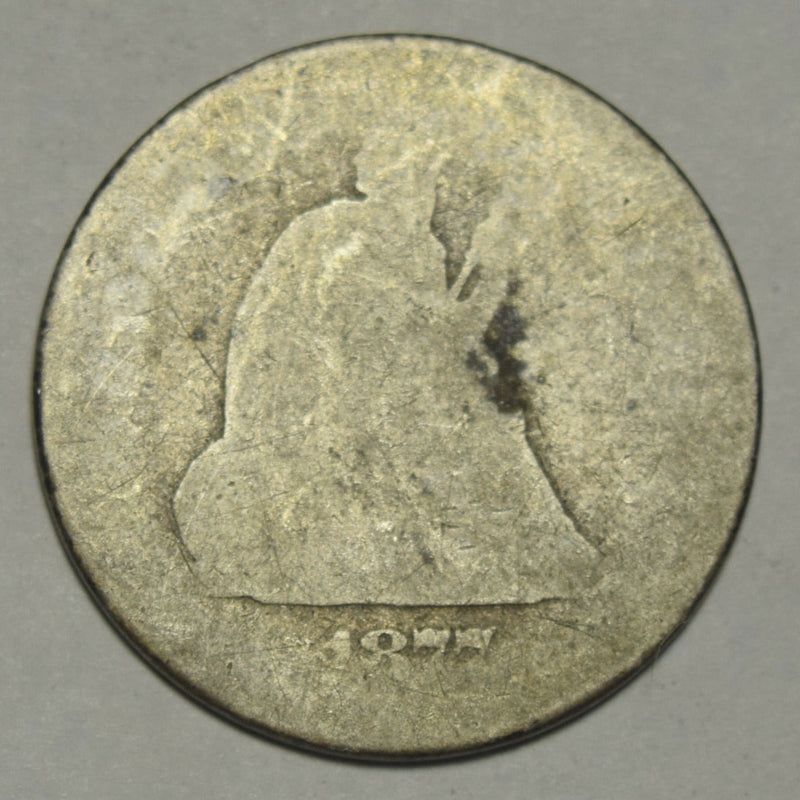 1877 Seated Liberty Quarter Fair