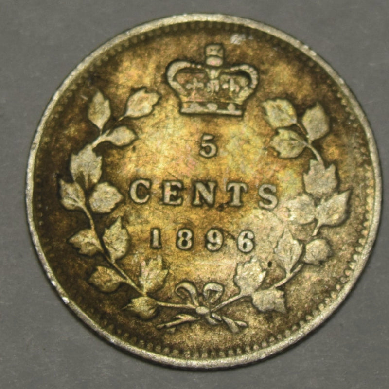 1896 Canadian 5 Cents . . . . Very Fine