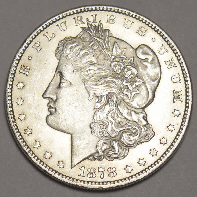1878 7/8TF Morgan Dollar . . . . Select BU+
