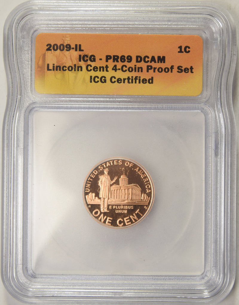 2009-S Professional Life Lincoln Cent ICG PR-69 DCAM