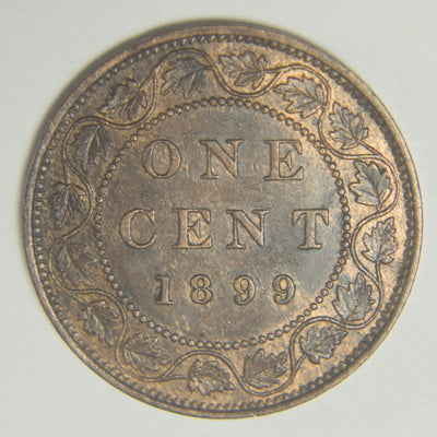 1899 Canadian Cent Choice About Uncirculated