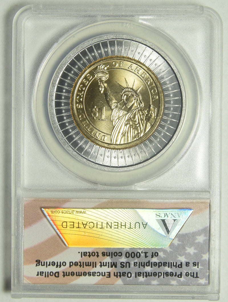 2007-P George Washington Presidential Dollar . . . . ANACS MS-65 Presidential Oath Dollar Limited Edition