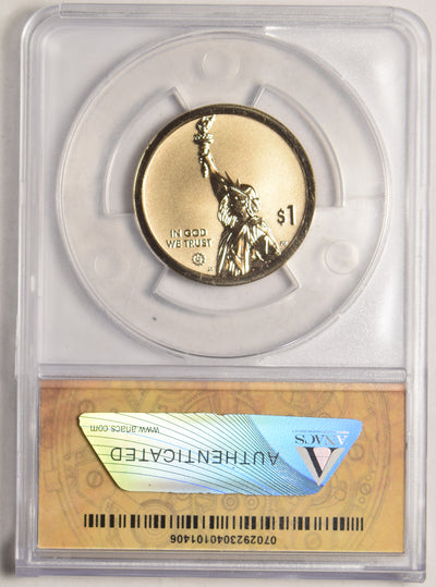 2021-S Virginia Innovation Dollar . . . . ANACS RP-70 DCAM First Day of Issue