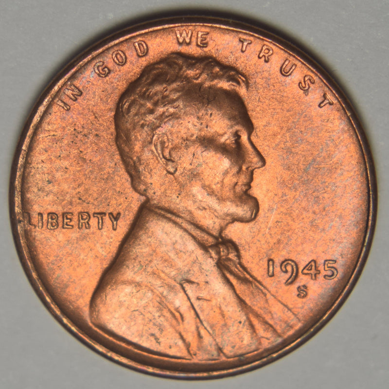 1945-S Lincoln Cent Brilliant Uncirculated