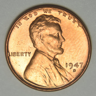 1947-D Lincoln Cent Brilliant Uncirculated