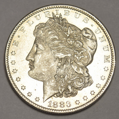 1883-O Morgan Dollar Choice BU+ Prooflike