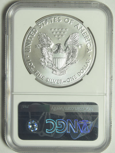 2020(W) Silver Eagle . . . . NGC MS-70 Struck at West Point