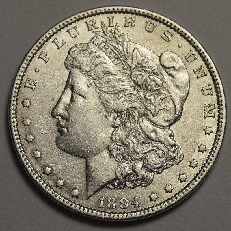 1884 Morgan Dollar . . . . Choice About Uncirculated