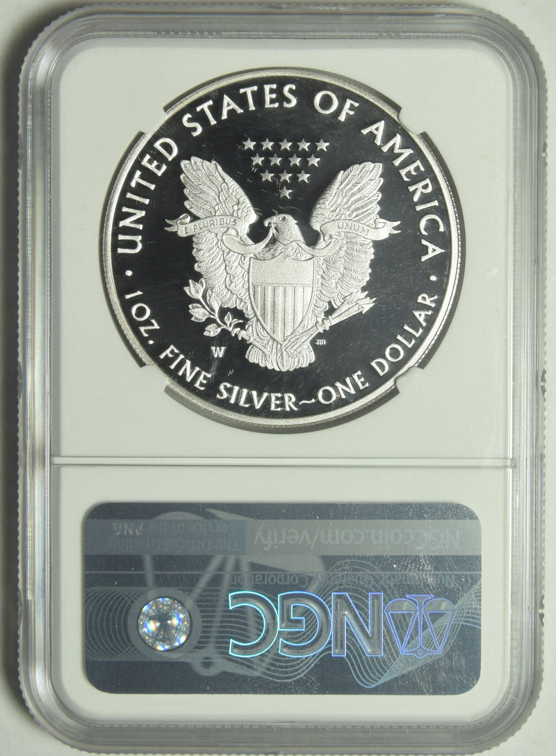 2020-W Silver Eagle . . . . NGC PF-70 Ultra Cameo Congratulations Set First Releases