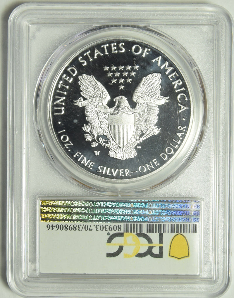 2020-W Silver Eagle . . . . PCGS PR-70 DCAM First Day of Issue - FUN Show