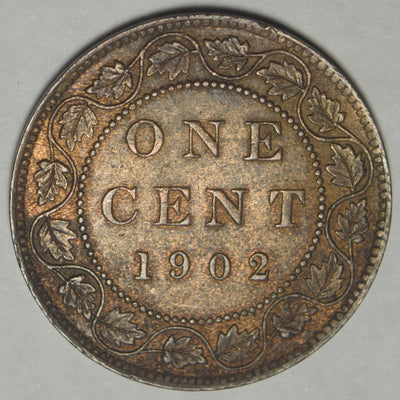 1902 Canadian Cent Choice About Uncirculated