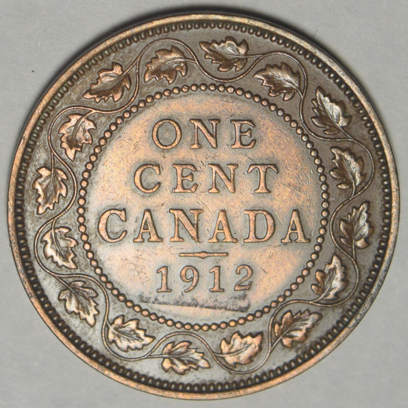 1912 Canadian Cent Choice About Uncirculated