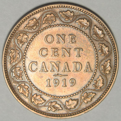 1919 Canadian Cent Choice About Uncirculated