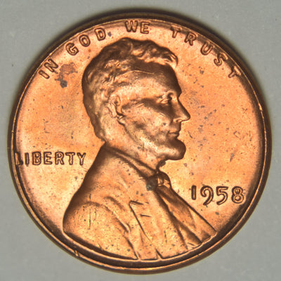1958 Lincoln Cent Brilliant Uncirculated