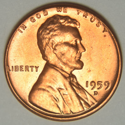 1959-D Lincoln Cent Brilliant Uncirculated