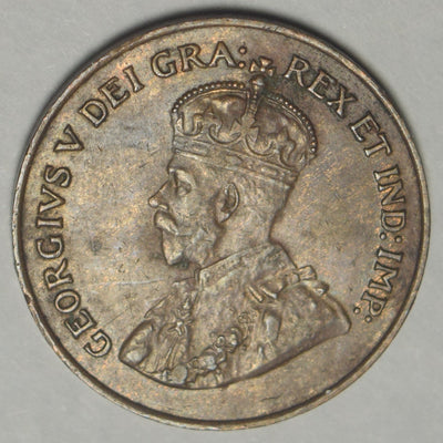 1925 Canadian Cent Choice Uncirculated Brown