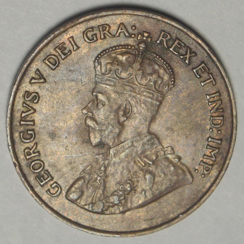 1925 Canadian Cent Choice Uncirculated Brown