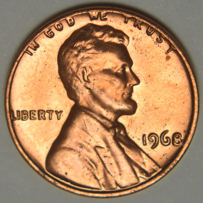 1968 Lincoln Cent Brilliant Uncirculated