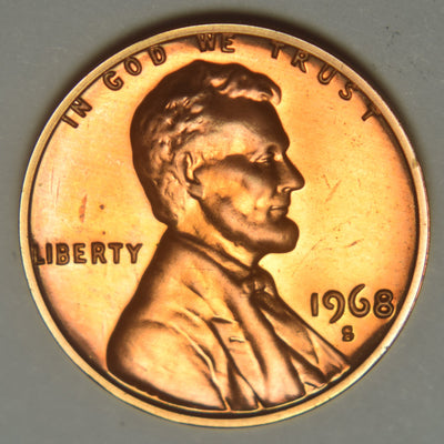 1968-S Lincoln Cent Brilliant Uncirculated