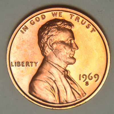 1969-S Lincoln Cent Gem Brilliant Proof