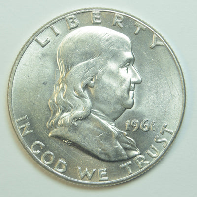 1961-D Franklin Half Brilliant Uncirculated
