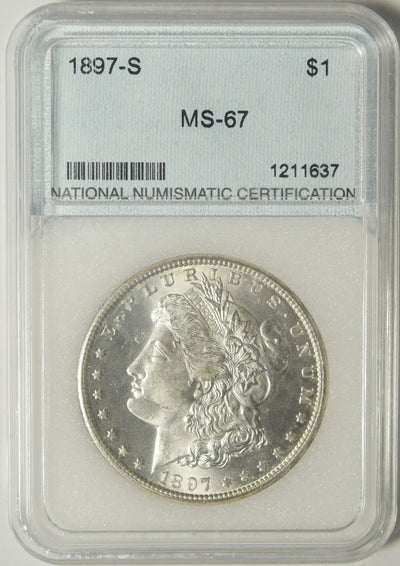 1897-S Morgan Dollar . . . . NNC MS-67