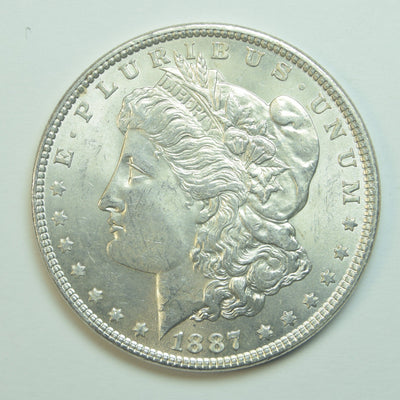 1887 Morgan Dollar Select Brilliant Uncirculated