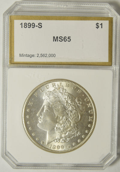 1899-S Morgan Dollar . . . . PCI MS-65