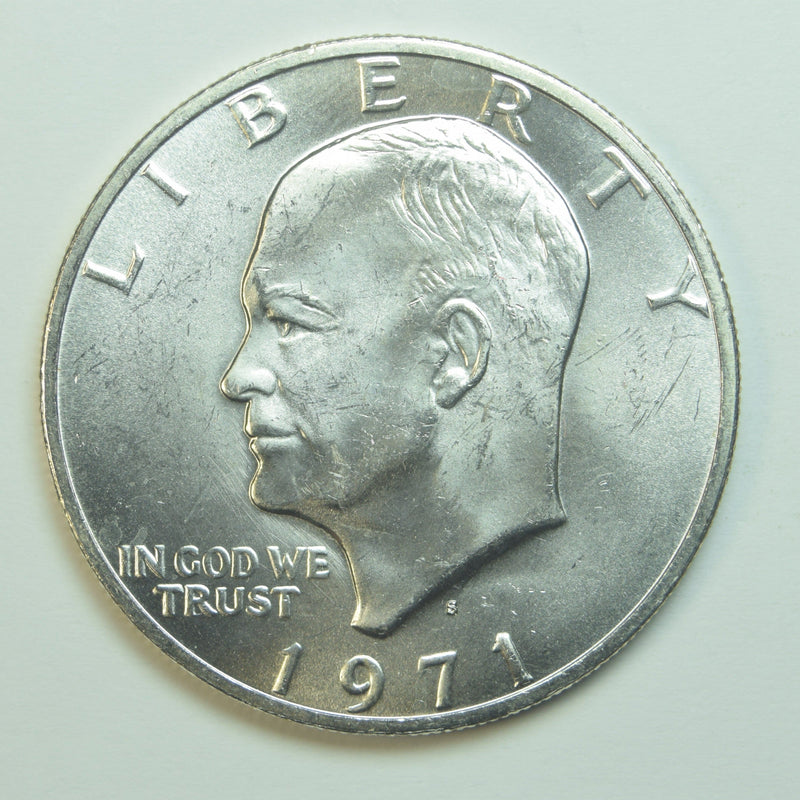 1971-S Eisenhower Dollar Gem BU Silver