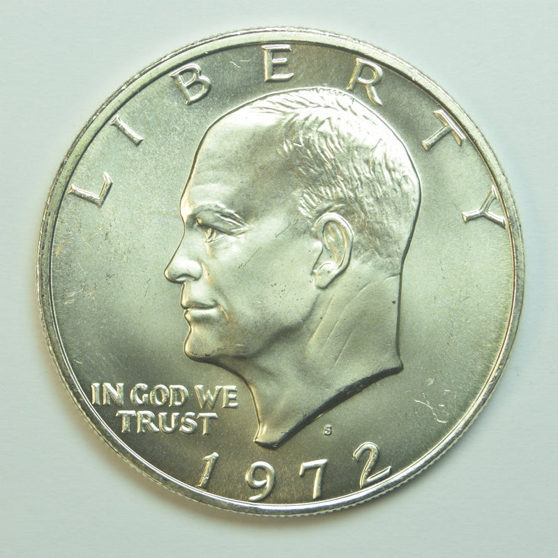 1972-S Eisenhower Dollar Gem BU Silver