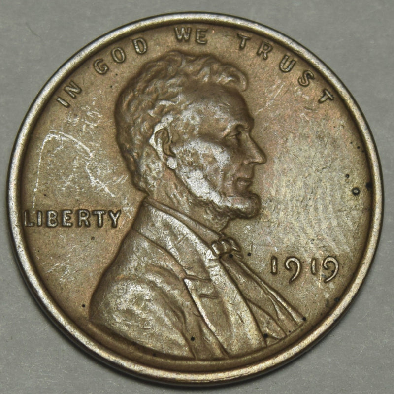 1919 Lincoln Cent . . . . Select Uncirculated Brown