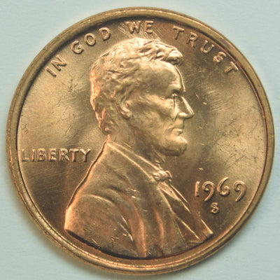 1969-S Lincoln Cent Brilliant Uncirculated