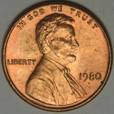1980 Lincoln Cent Brilliant Uncirculated