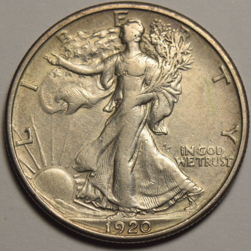 1920-S Walking Liberty Half . . . . Extremely Fine