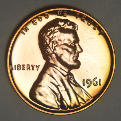 1961 Lincoln Cent Gem Brilliant Proof