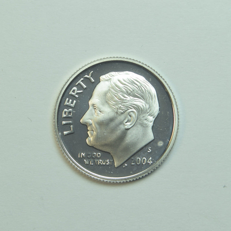 2004-S Roosevelt Dime Gem Brilliant Proof Silver