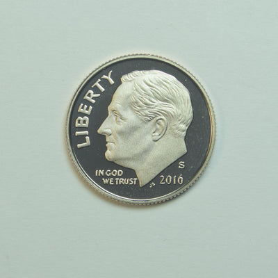 2016-S Roosevelt Dime Gem Brilliant Proof