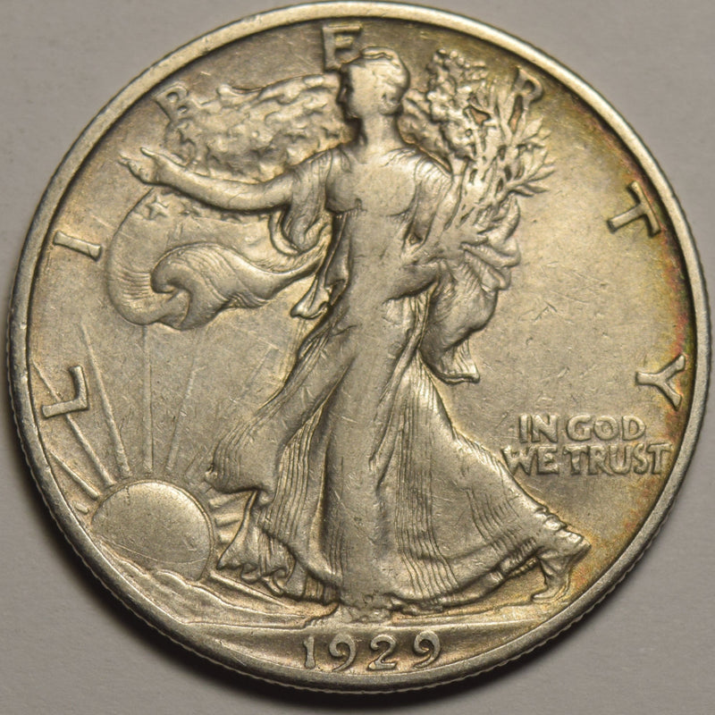1929-D Walking Liberty Half . . . . Extremely Fine